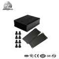 caixa de alumínio anodizado preto personalizado 40 x 180 x 130